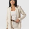 Argent Blazer - Cream