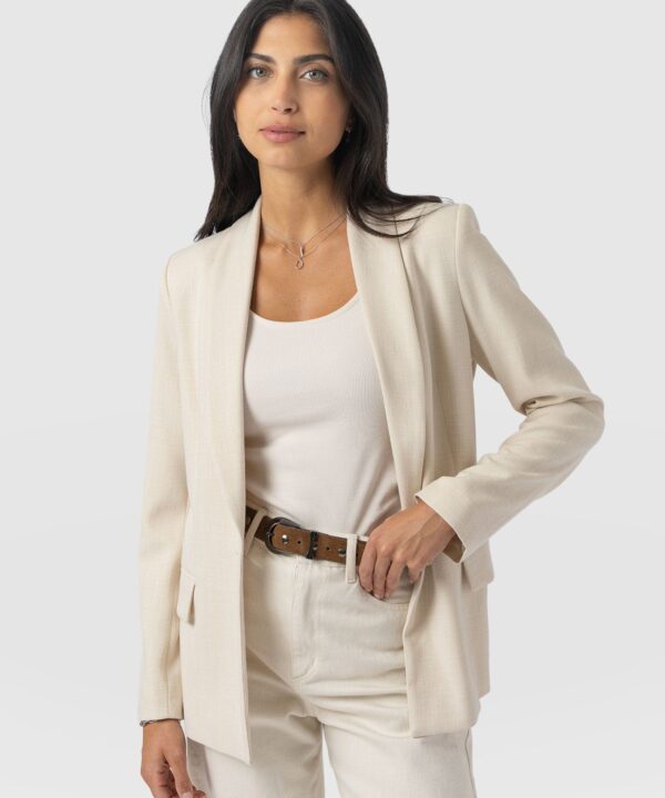 Argent Blazer - Cream