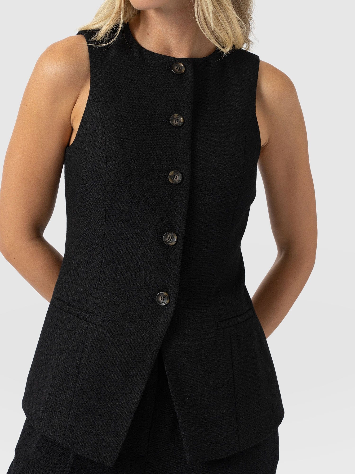 Argent Waistcoat - Black - Image 4