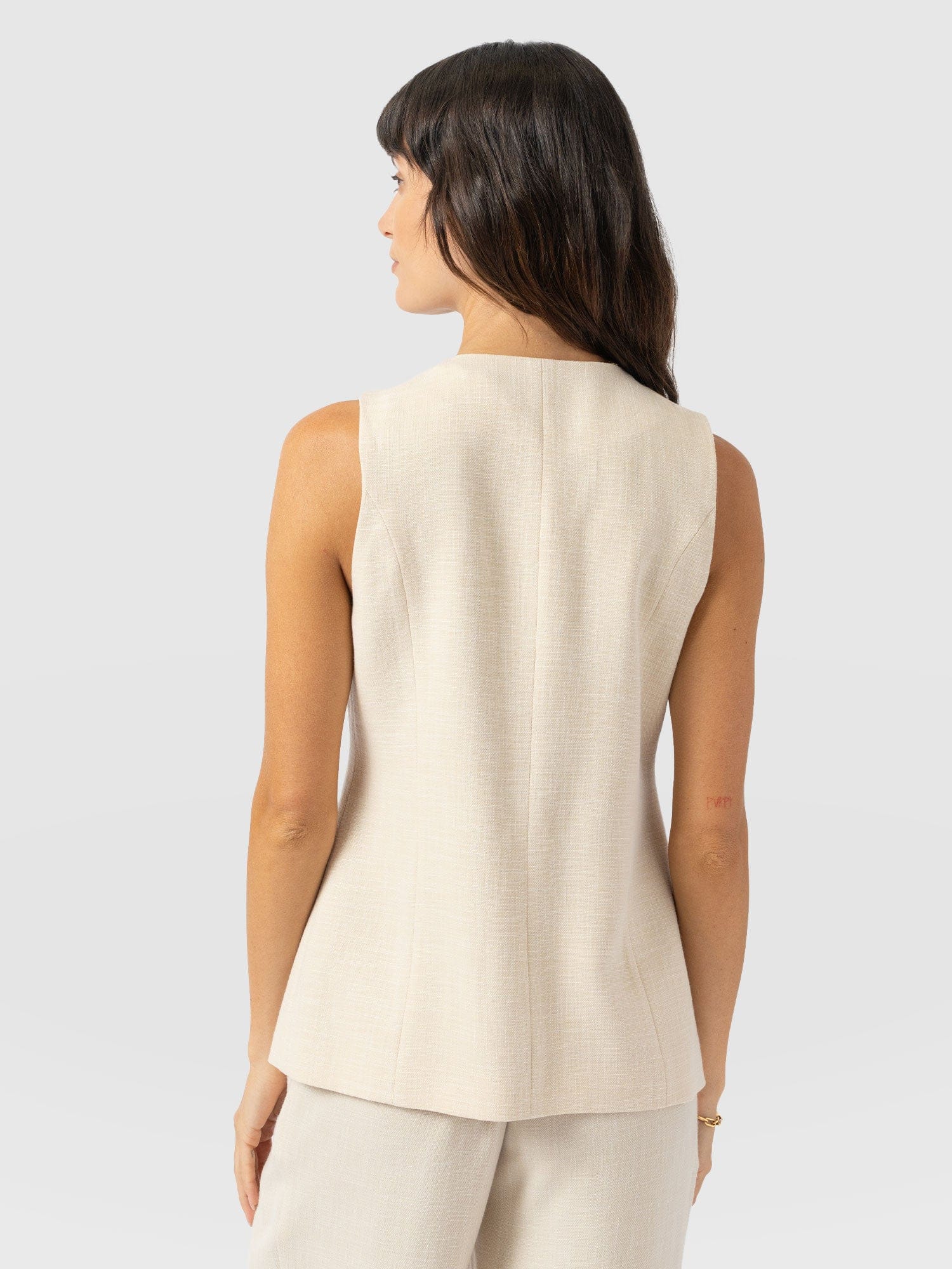 Argent Waistcoat - Cream - Image 6