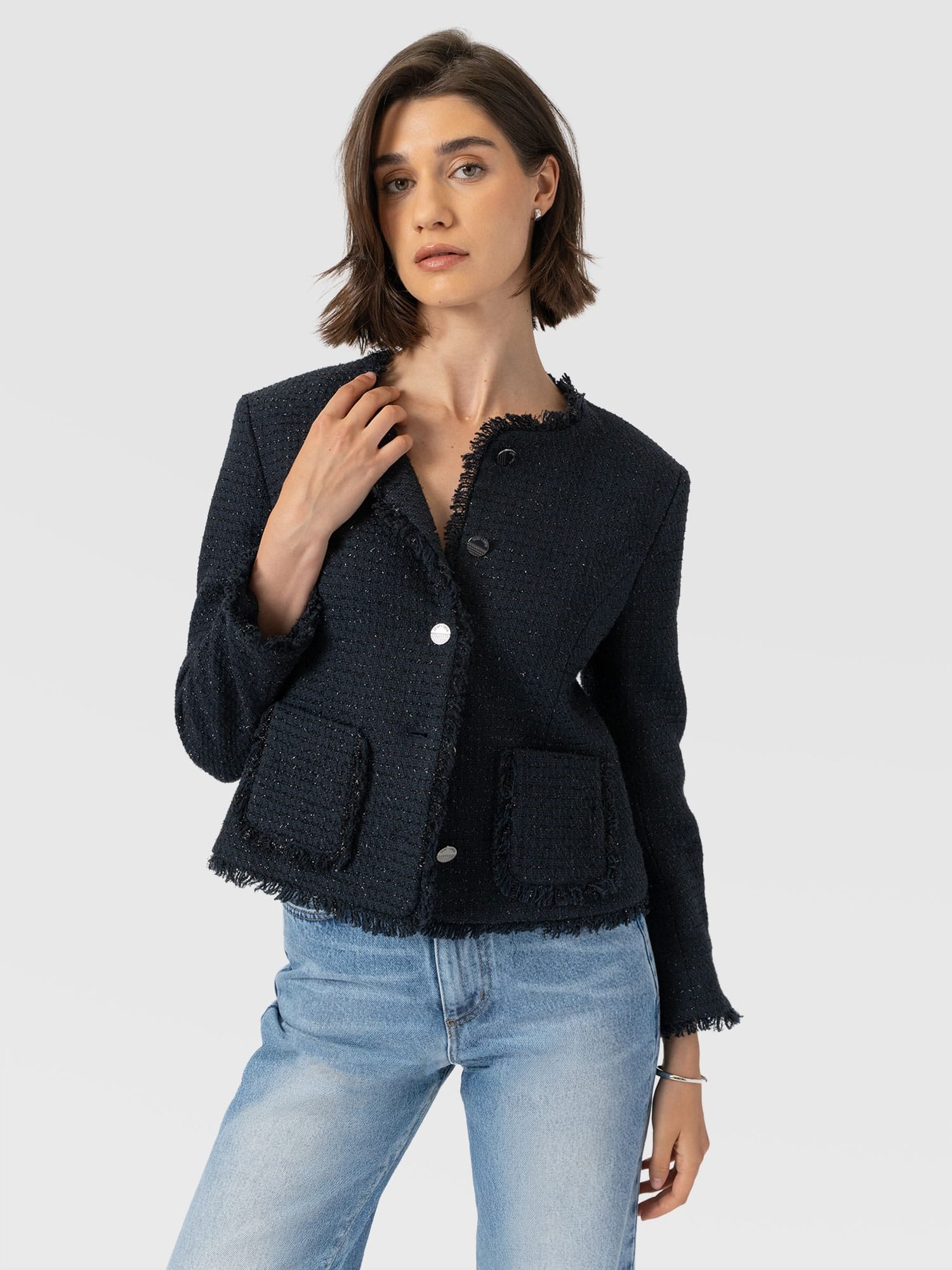 Ashby Jacket - Navy - Image 3