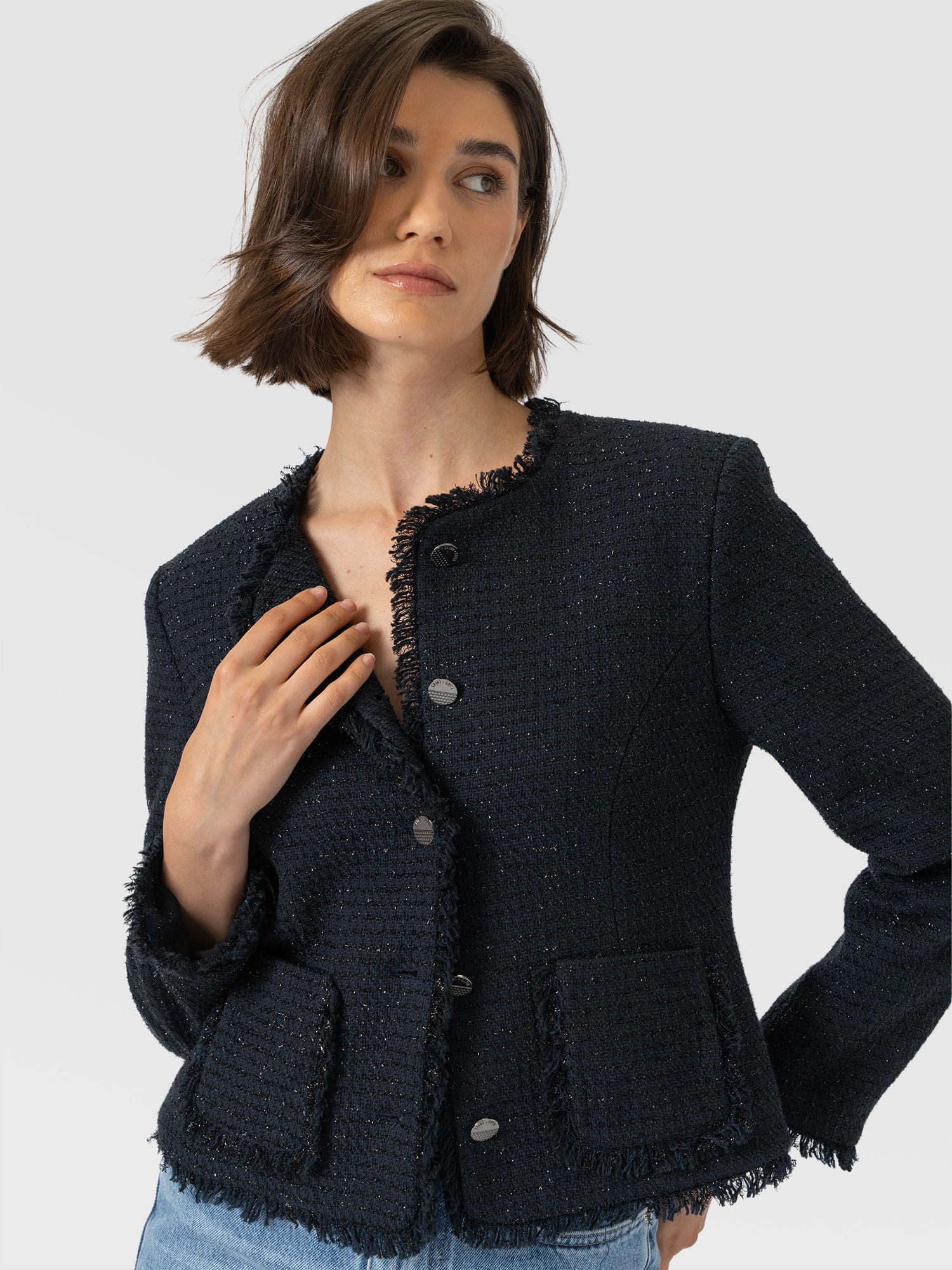Ashby Jacket - Navy - Image 2