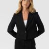 Astrid Cropped Blazer - Black