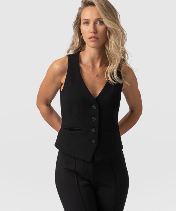 Astrid Waistcoat - Black