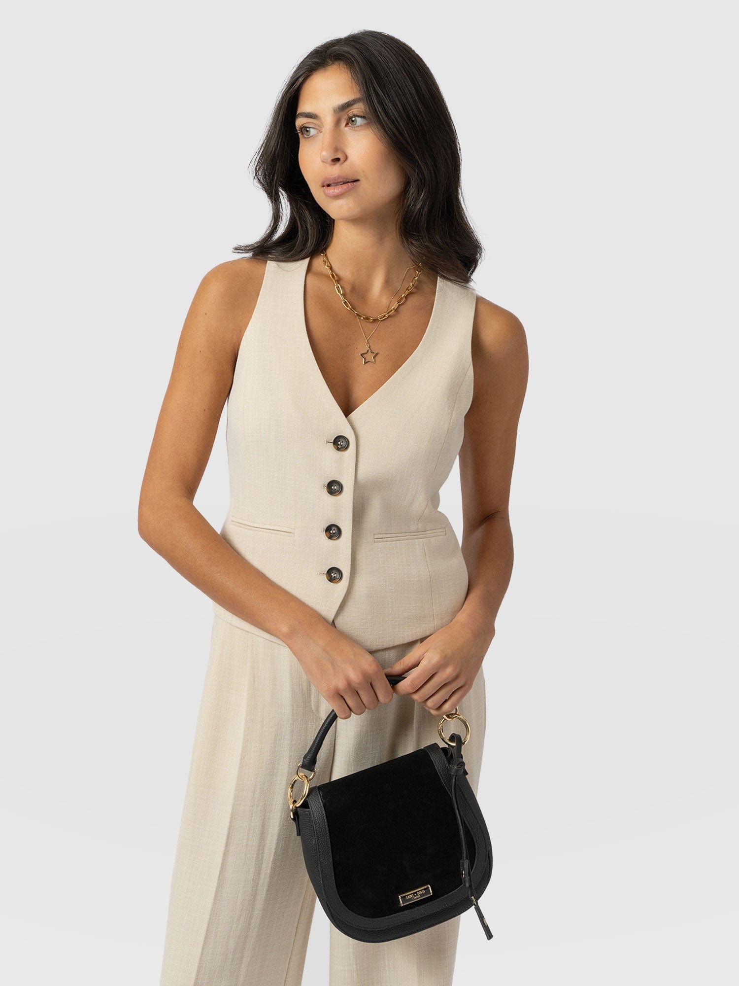 Astrid Waistcoat - Cream - Image 2