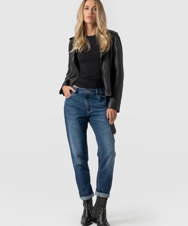 Boyfriend Jeans - Mid Blue