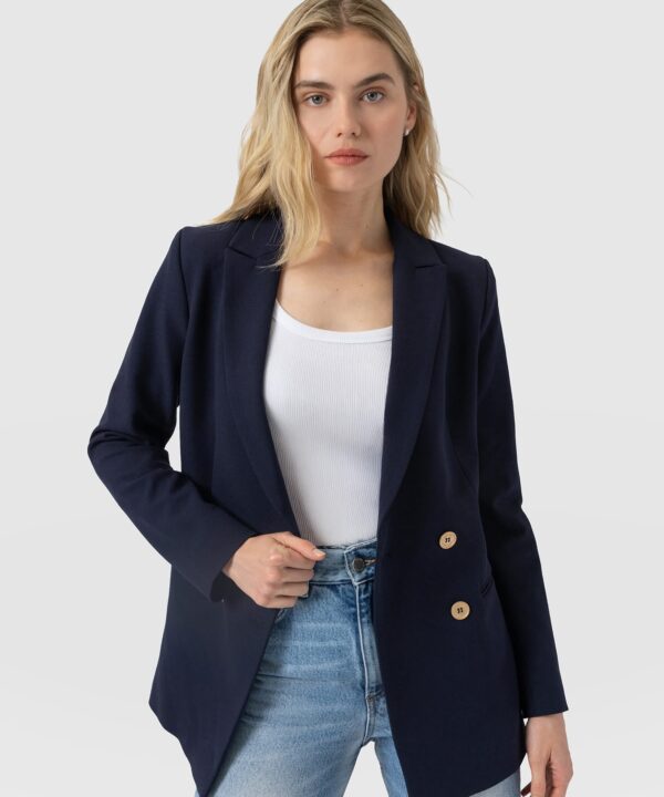 Cambridge Blazer - Navy Crepe