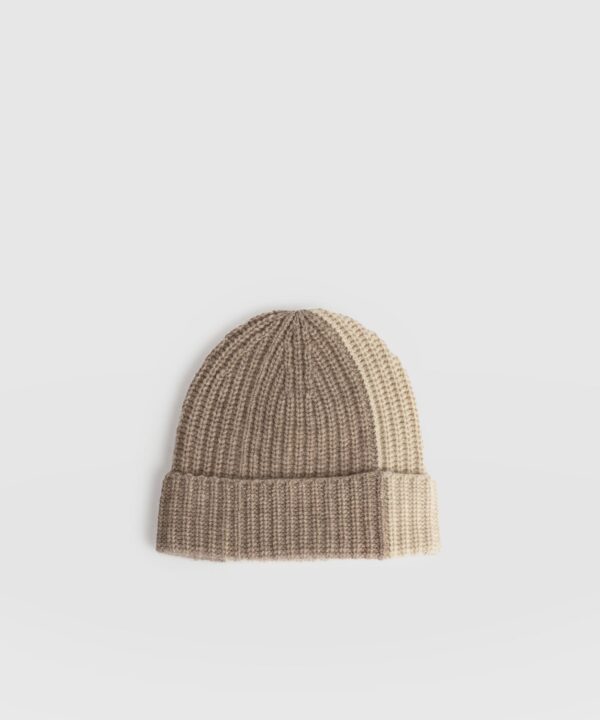 Cashmere Beanie - Cream/Beige