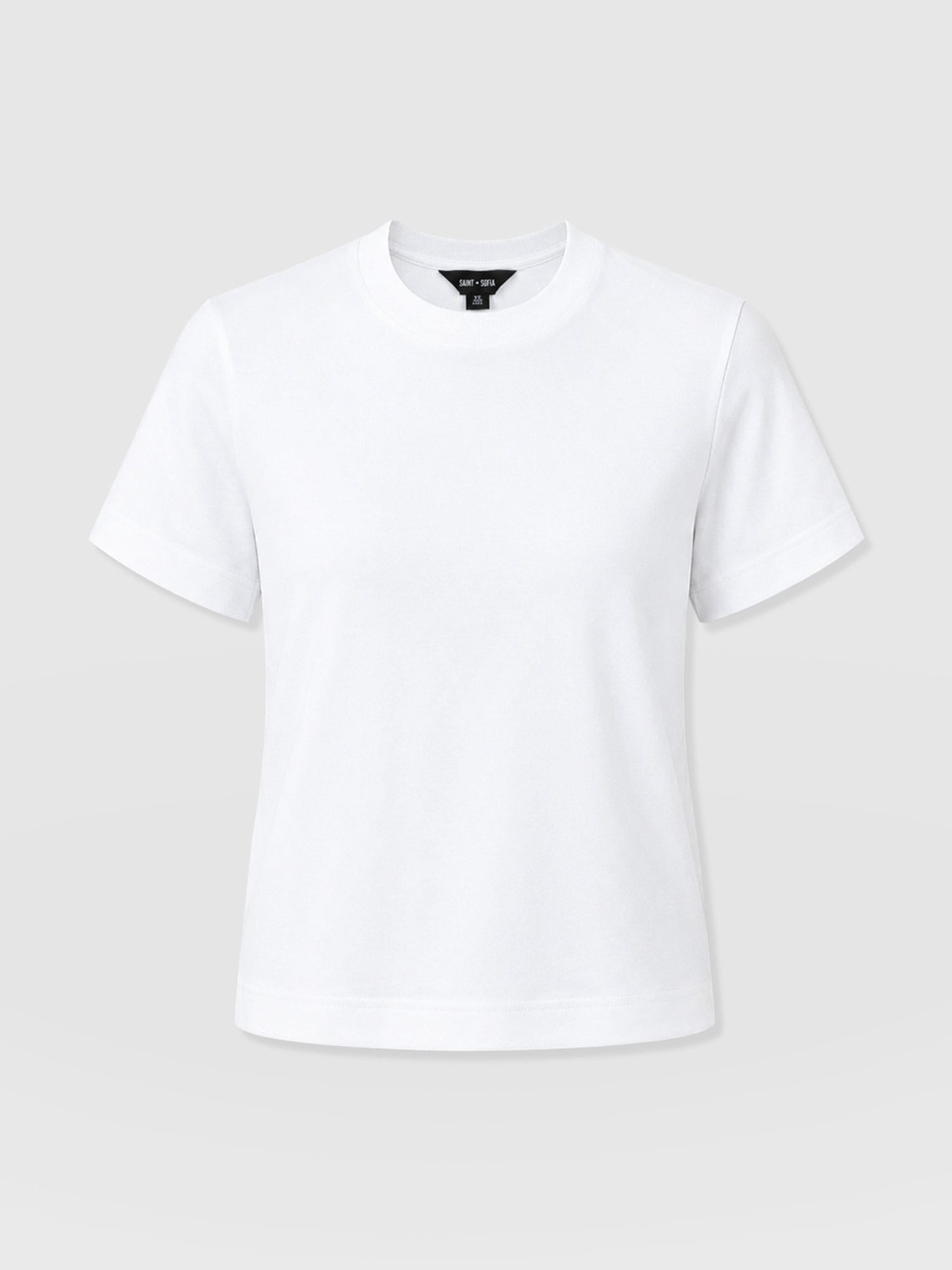 Chelsea Crew Neck Tee - White - Image 7