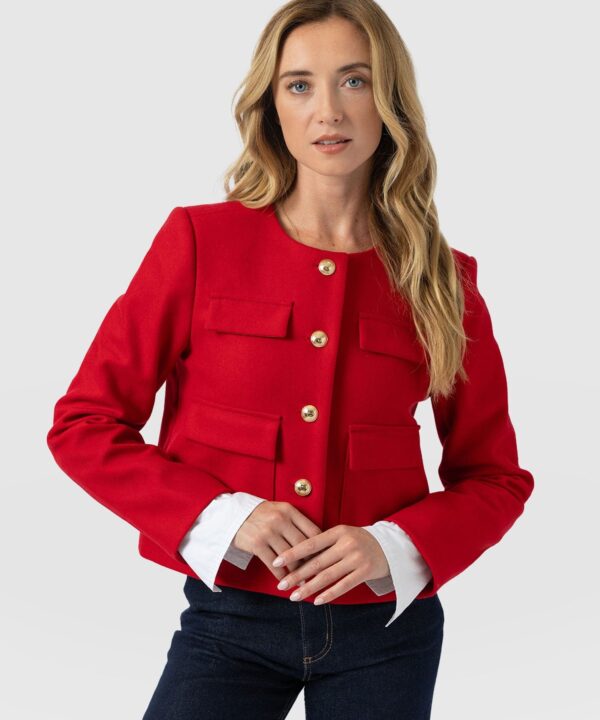 Colette Jacket - Red