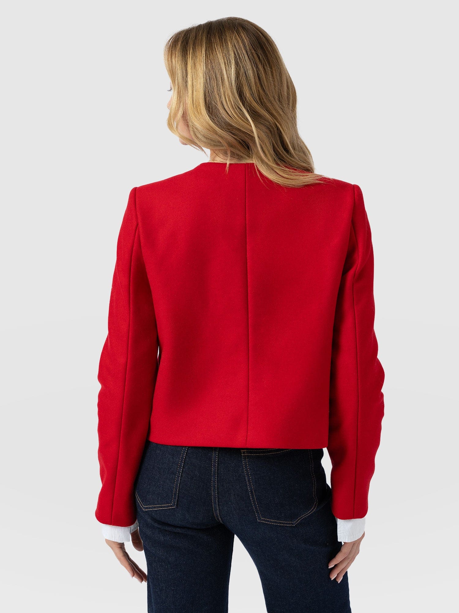 Colette Jacket - Red - Image 6
