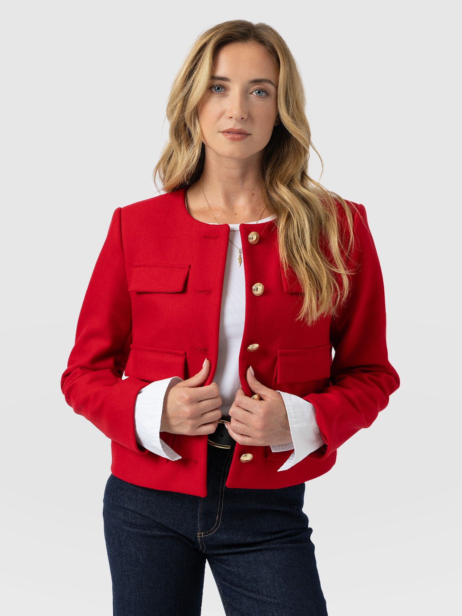 Colette Jacket - Red - Image 2