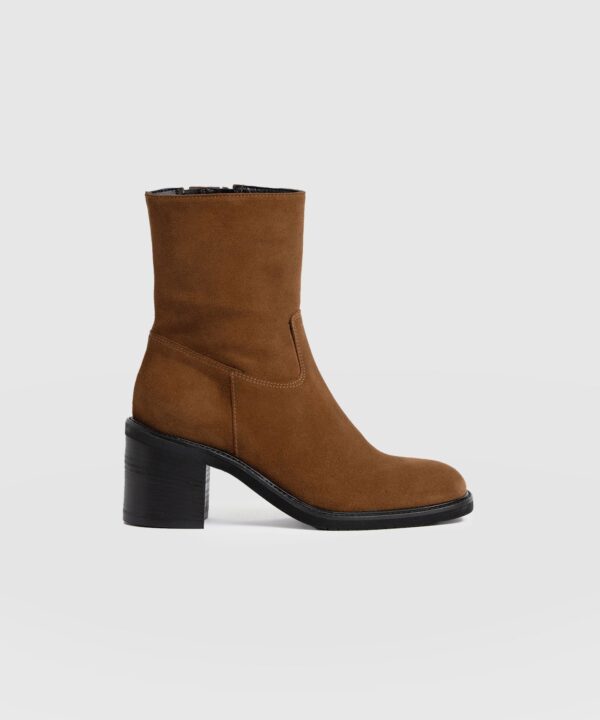 Dakota Ankle Boot - Camel Suede