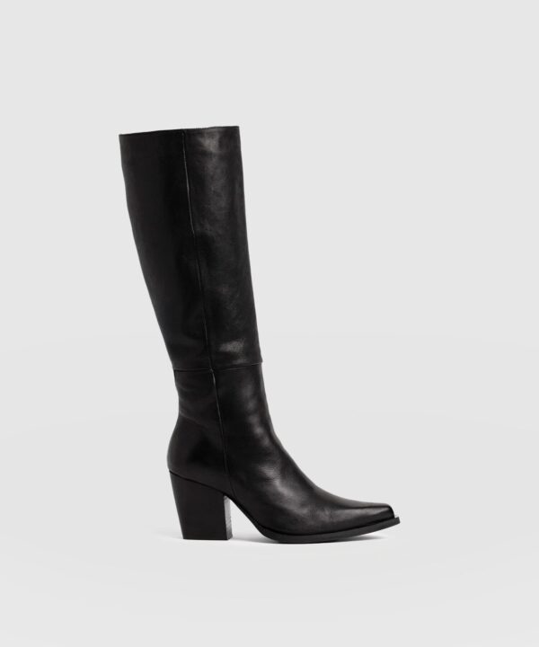 Dallas Knee High Boot - Black
