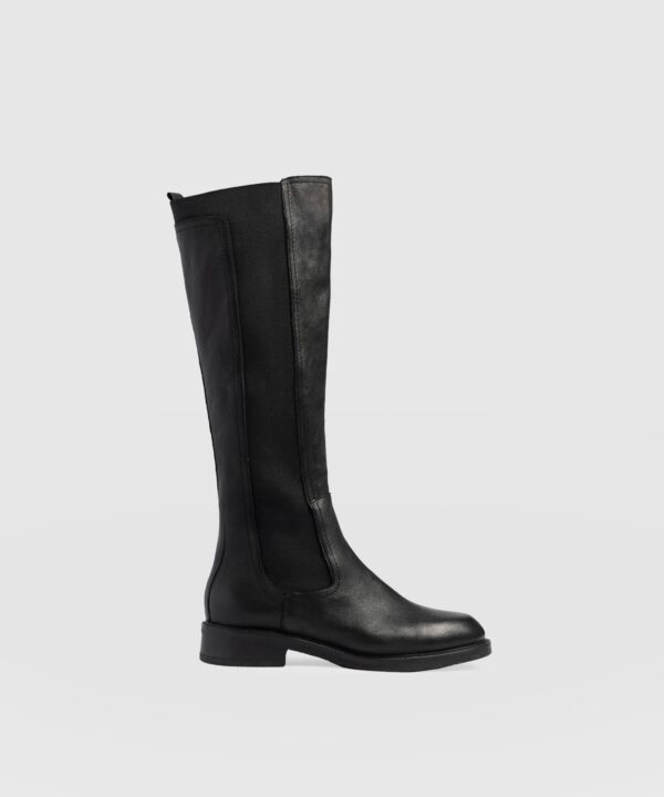 Evelyn Knee High Boot - Black