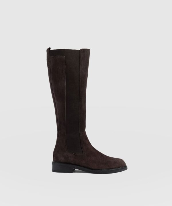 Evelyn Knee High Boot - Brown