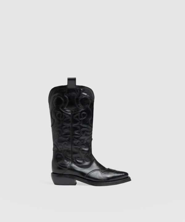 Kansas Western Boot - Black