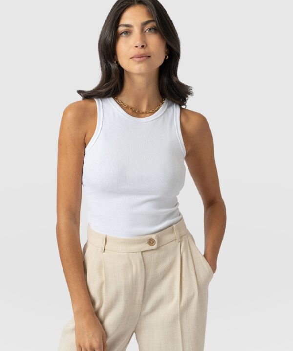 Nova Racer Vest - White