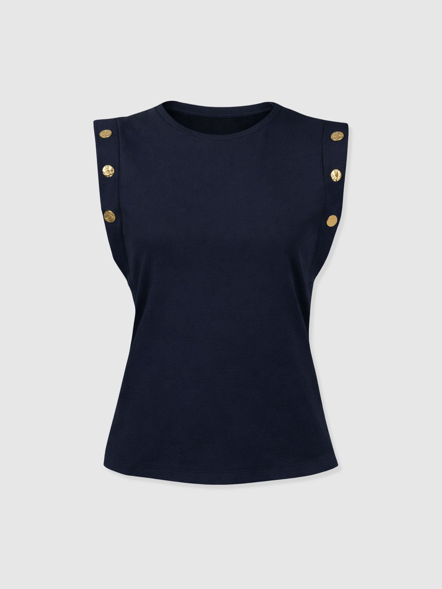Rowan Tee - Navy - Molten - Image 7